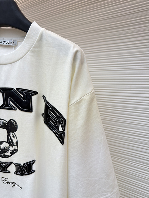 アクネストゥディオズ ACNE GYM ダメージロゴフェイクツーピース長袖シャツ