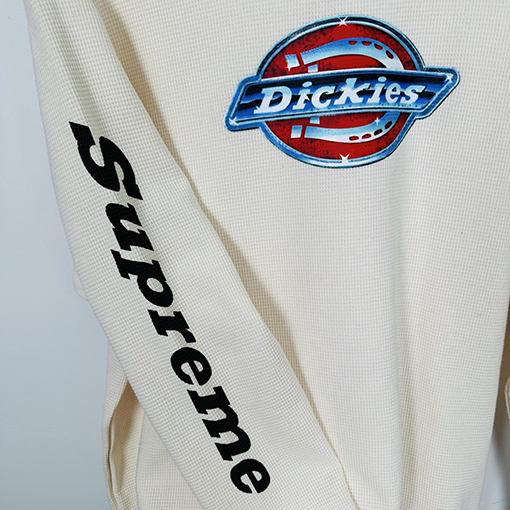 シュプリームコピー X DICKIESスーパーコピー ワッフルニットの長袖サーマルシャツ