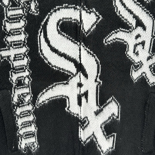 シュプリームコピー × Chicago White Sox FW25 ZIP UP HOODED SWEATER ジッパー付きプラッシュセーター