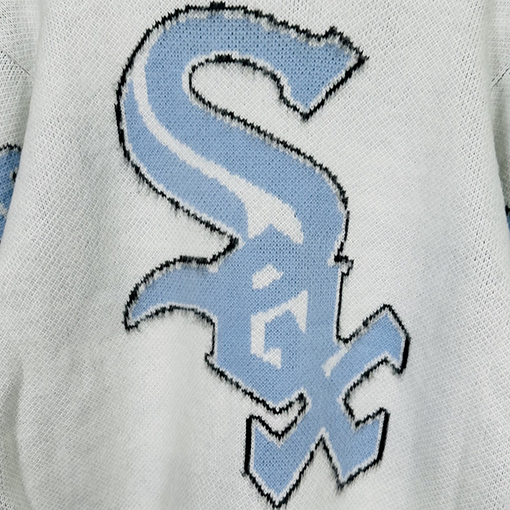 シュプリームコピー × Chicago White Sox FW25 ZIP UP HOODED SWEATER ジッパー付きプラッシュセーター
