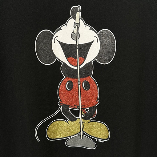 シュプリームコピー × NUMBER (N)INE × Disney Mickey Raglan L/S Top ミッキーマウスプリント長袖シャツ