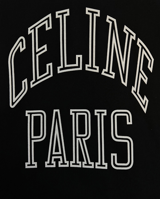 セリーヌ CELINE PARIS フロックロゴパーカー