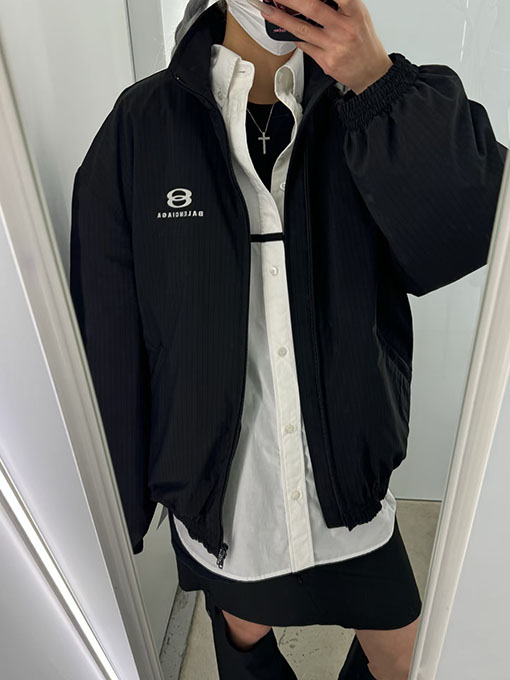 バレンシアガコピー Balenc1aga ダブルリングコットンジャケット