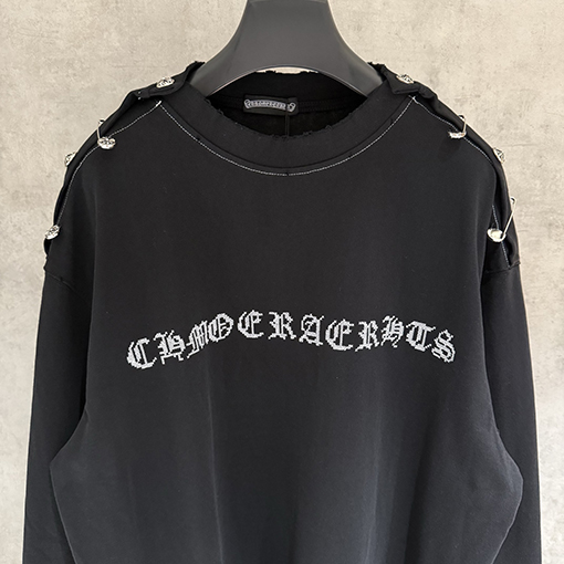 クロムハーツ 新モデル人気のヘビーウェイト刺繍スウェットシャツ