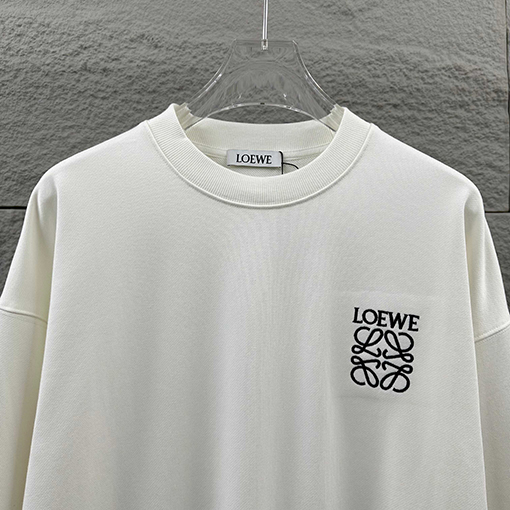 ロエベ 刺繍りクラシックレター柄スウェットシャツ
