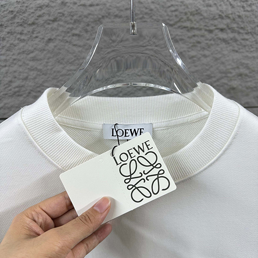 ロエベ 刺繍りクラシックレター柄スウェットシャツ