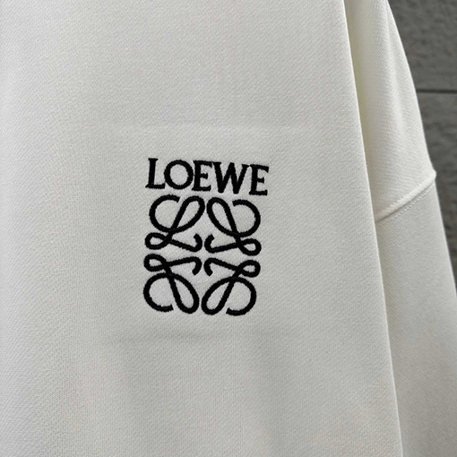 ロエベ 刺繍りクラシックレター柄スウェットシャツ