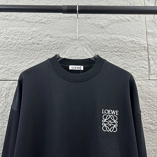 ロエベ 刺繍りクラシックレター柄スウェットシャツ