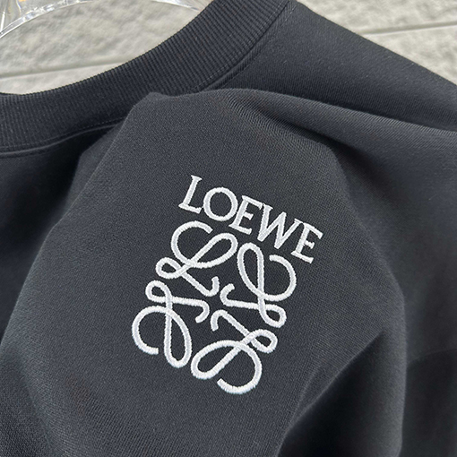 ロエベ 刺繍りクラシックレター柄スウェットシャツ