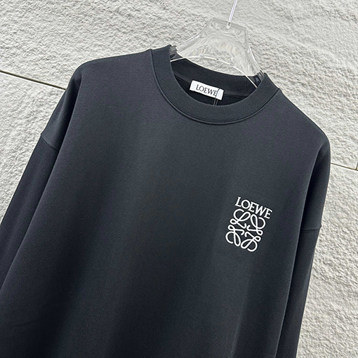 ロエベ 刺繍りクラシックレター柄スウェットシャツ