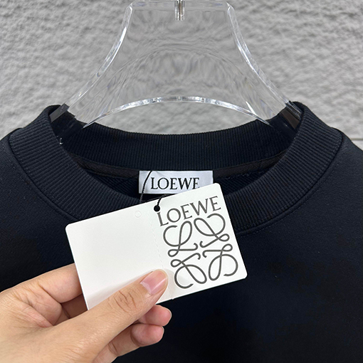 ロエベ 刺繍りクラシックレター柄スウェットシャツ
