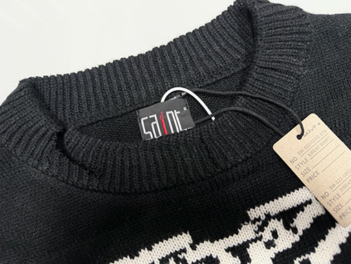 セントマイケル Vlone 破壊するをスケルトンがセーター