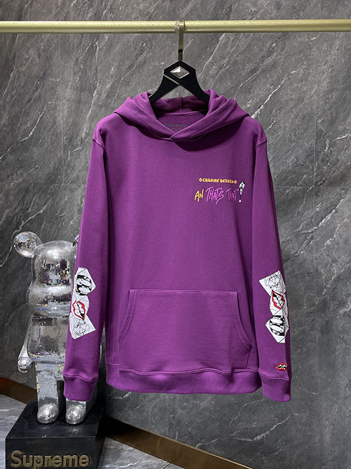 クロムハーツスーパーコピー Matty Boy 紫色のフード付きスウェットシャツ