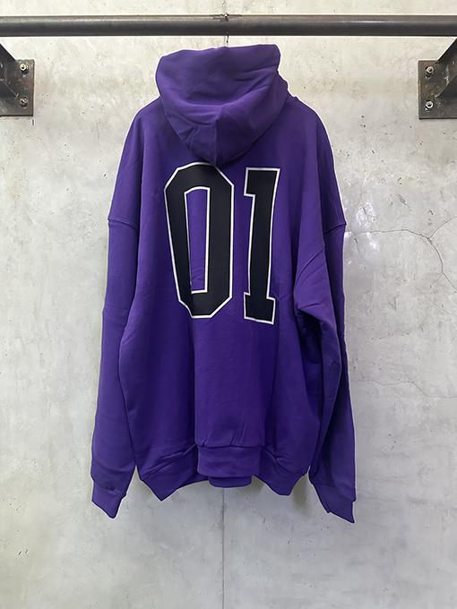 バレンシアガ Balenc1aga バスケットボール 01 刺繍プリント フード付きスウェットシャツ