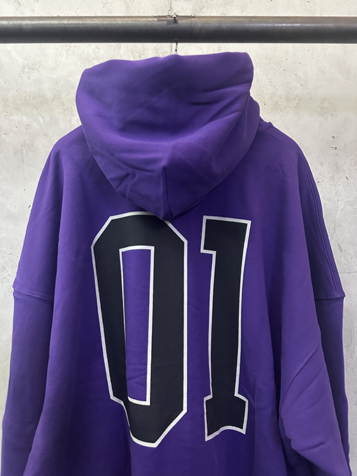 バレンシアガ Balenc1aga バスケットボール 01 刺繍プリント フード付きスウェットシャツ
