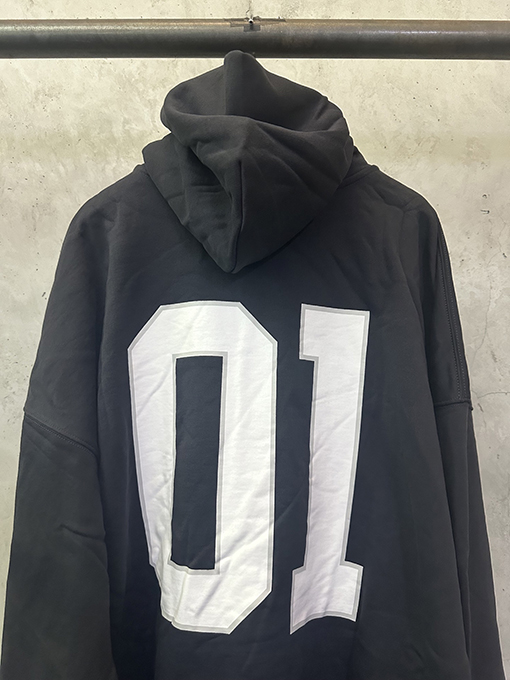 バレンシアガ Balenc1aga バスケットボール 01 刺繍プリント フード付きスウェットシャツ