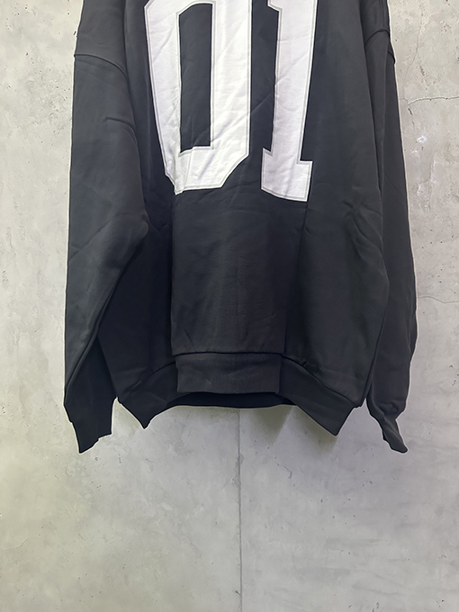 バレンシアガ Balenc1aga バスケットボール 01 刺繍プリント フード付きスウェットシャツ