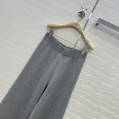 ディオール Oblique モノグラムジャカードダブルニットストレートレッグパンツ