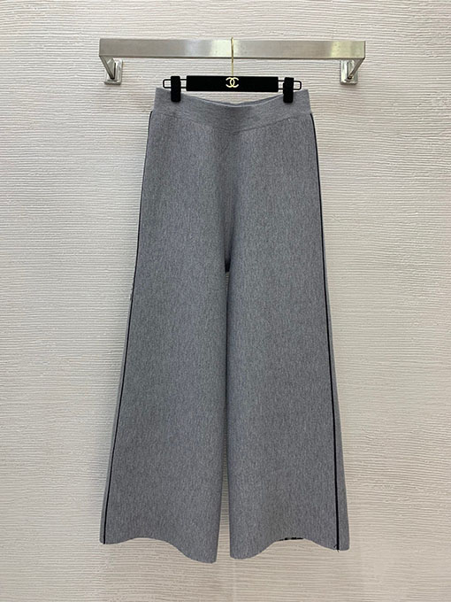 ディオール Oblique モノグラムジャカードダブルニットストレートレッグパンツ