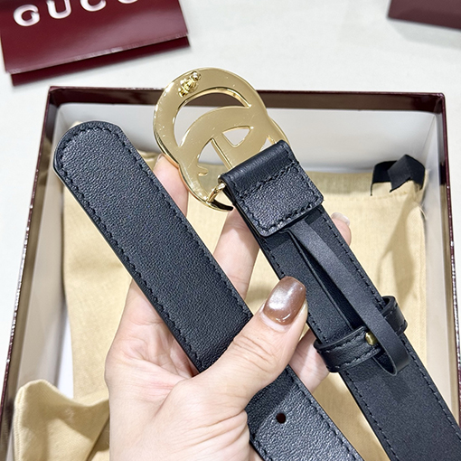 グッチ 新しいナッパカーフスキンベルト