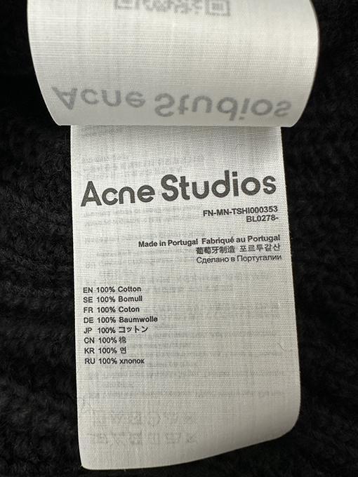 アクネストゥディオズ Acne Studios 刺繍りジッパーセーター