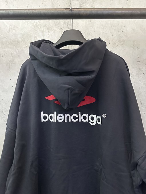 バレンシアガ Balenciaga 3M 刺繍ロゴ フード付きスウェットシャバレンシアガ Balenciaga 3M 刺繍ロゴ フード付きスウェットシャツツ