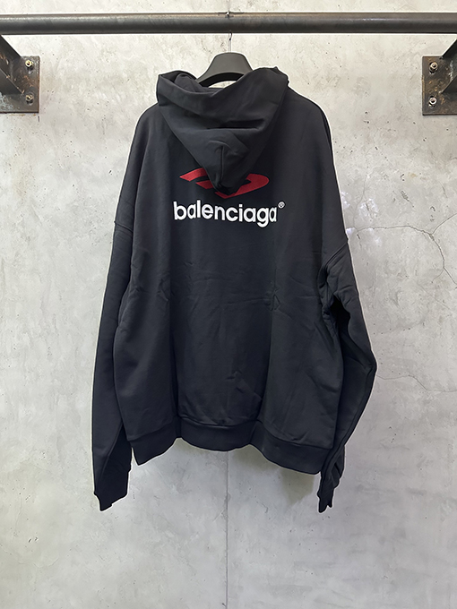 バレンシアガ Balenciaga 3M 刺繍ロゴ フード付きスウェットシャバレンシアガ Balenciaga 3M 刺繍ロゴ フード付きスウェットシャツツ