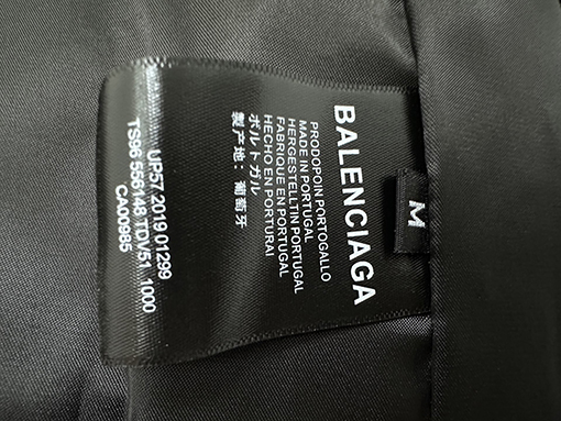 バレンシアガ Balenciaga 秋冬マスターカードスーツジャケット