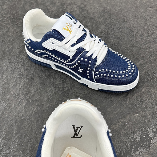 ルイヴィトン LV Trainer レトロなバスケットボールスニーカー