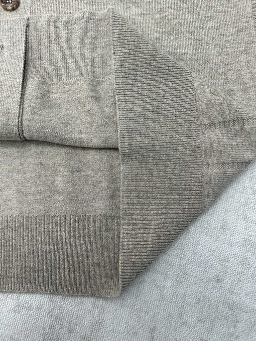 バーバリーコピー 無地シングルブレストVネックカーディガンカシミヤセーター