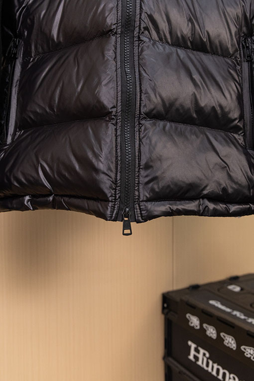 モンクレール Moncler ウールスリーブスタンドカラーニットダウンジャケット