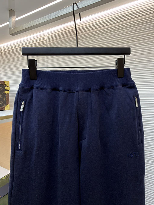 ディオール モノグラムウールとカシミアのジョガーパンツ