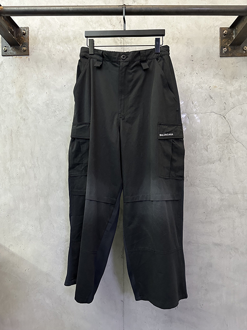 バレンシアガスーパーコピー Balenciaga 前後スプライスワークカジュアルパンツ