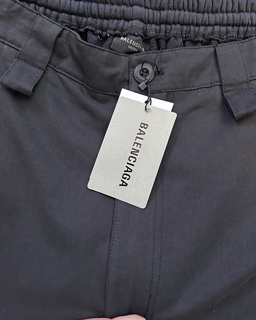 バレンシアガスーパーコピー Balenciaga 前後スプライスワークカジュアルパンツ