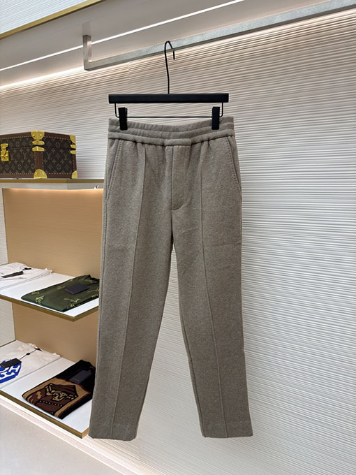 ディオールスーパーコピー モノグラムウールとカシミアのストレートレッグパンツ