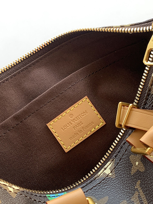 ルイヴィトン Keepall Monogram Eclipse Reverse クラシックピローバッグ M24849