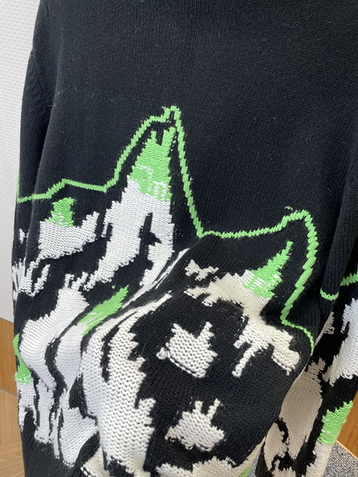 グッチスーパーコピー Gucci ハイネックジャカードニットジップアップジャケット