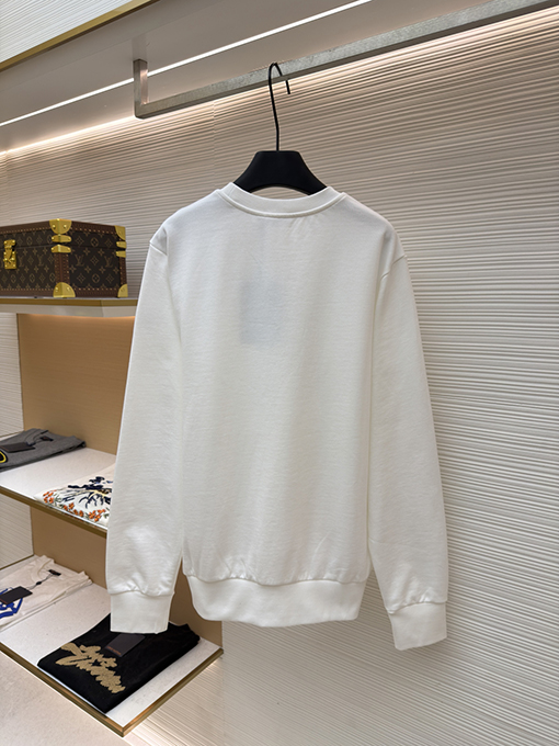 モンクレールスーパーコピー Moncler クルーネックプリントのカジュアル長袖スウェットシャツ