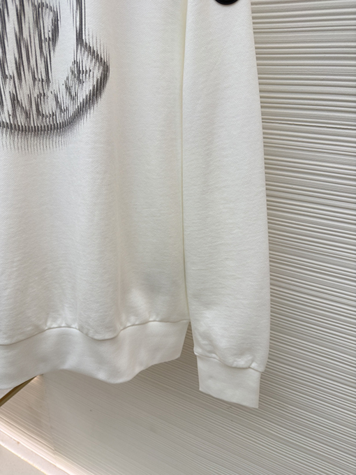 モンクレールスーパーコピー Moncler クルーネックプリントのカジュアル長袖スウェットシャツ