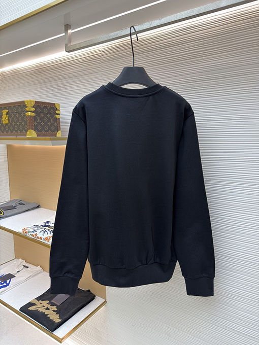 モンクレールスーパーコピー Moncler クルーネックプリントのカジュアル長袖スウェットシャツ