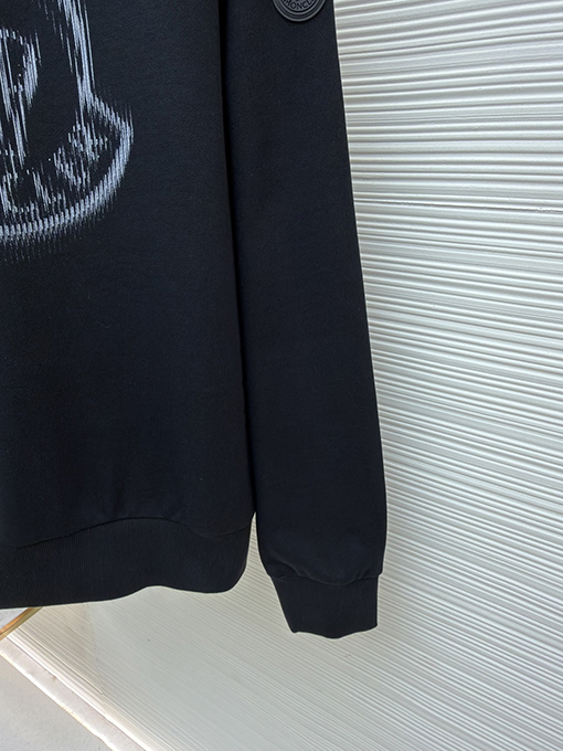 モンクレールスーパーコピー Moncler クルーネックプリントのカジュアル長袖スウェットシャツ