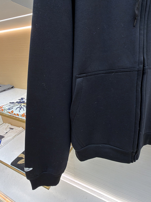 バレンシアガ Balenciaga SIK WEAR スキーシリーズ ベルベット フード付きスウェットシャツ