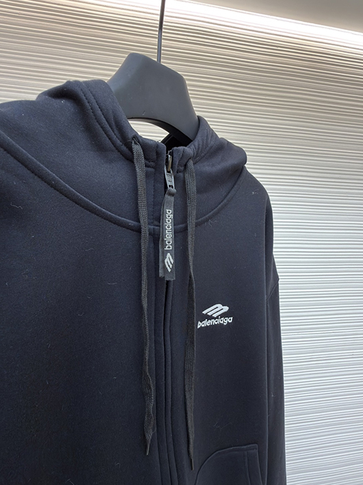 バレンシアガ Balenciaga SIK WEAR スキーシリーズ ベルベット フード付きスウェットシャツ