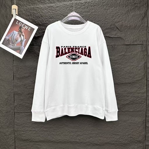バレンシアガ Balenciaga クルーネック長袖スウェットシャツ