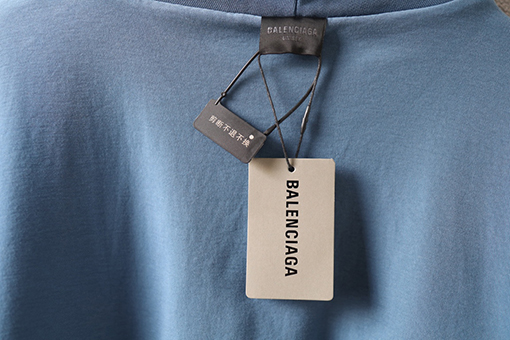 バレンシアガ Balenciaga 3Bプリント ウォッシュダメージフード付きスウェットシャツ