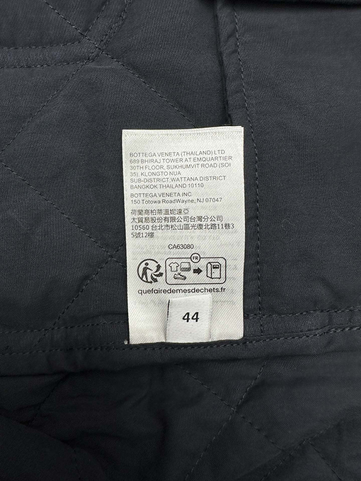 ボッテガヴェネタ 無地シングルブレストルーズジャケット