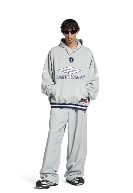バレンシアガ BALENCIAGA 3m スキースーツシリーズ フード付きスウェットシャツ