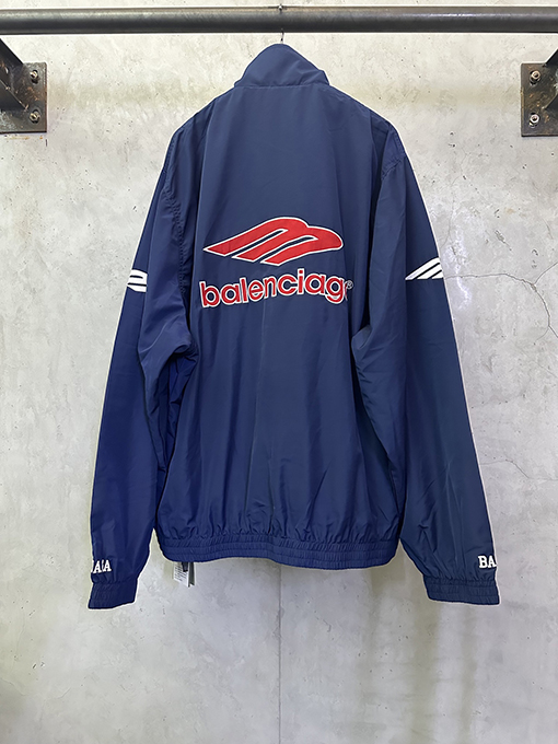 バレンシアガ BALENCIAGA Football シリーズ 3M 刺繍ナイロン カジュアル ウィンドブレーカー ジャケット