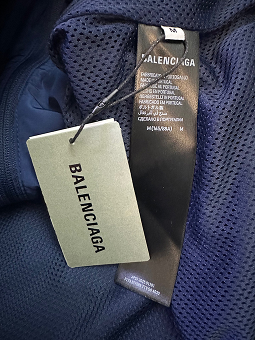 バレンシアガ BALENCIAGA Football シリーズ 3M 刺繍ナイロン カジュアル ウィンドブレーカー ジャケット