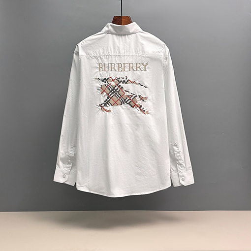 バーバリー BUBBERRY 新モデル刺繍入り長袖シャツ